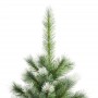 Künstlicher Weihnachtsbaum mit Scharnieren und beflocktem Schnee 240 cm von vidaXL, Weihnachtsbäume - Ref: Foro24-356745, Pre...