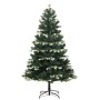 Künstlicher Weihnachtsbaum mit Scharnieren und beflocktem Schnee 210 cm von vidaXL, Weihnachtsbäume - Ref: Foro24-356758, Pre...