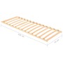 Slatted bed base with 13 slats 70x200 cm by vidaXL, Beds and slatted bases - Ref: Foro24-327255, Price: 65,76 €, Discount: %