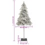 Árbol de Navidad artificial con nieve 210 cm de vidaXL, Arboles de navidad - Ref: Foro24-356749, Precio: 111,15 €, Descuento: %