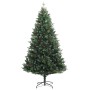 Árbol de Navidad artificial con bisagras y frutos rojos 210 cm de vidaXL, Arboles de navidad - Ref: Foro24-356734, Precio: 16...