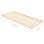 Slatted bed base with 13 slats 90x200 cm by vidaXL, Beds and slatted bases - Ref: Foro24-327257, Price: 61,50 €, Discount: %