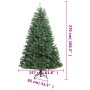 Künstlicher Weihnachtsbaum mit Scharnieren und Ständer grün 270 cm von vidaXL, Weihnachtsbäume - Ref: Foro24-356770, Preis: 2...