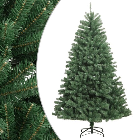 Künstlicher Weihnachtsbaum mit Scharnieren und Ständer grün 180 cm von vidaXL, Weihnachtsbäume - Ref: Foro24-356767, Preis: 8...