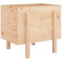 Jardinera madera maciza de pino 62x50x57 cm de vidaXL, Maceteros y jardineras - Ref: Foro24-825205, Precio: 64,89 €, Descuent...