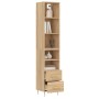 Sonoma oak plywood sideboard 34.5x34x180 cm by vidaXL, Sideboards - Ref: Foro24-3189752, Price: 94,07 €, Discount: %