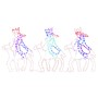 Christmas figure of the Three Wise Men with 504 LEDs 70x50 cm by vidaXL, Christmas lights - Ref: Foro24-343286, Price: 77,05 ...