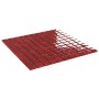 Mosaic tiles 11 units red glass 30x30 cm by vidaXL, Tiles - Ref: Foro24-327305, Price: 71,01 €, Discount: %