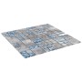 Mosaic tiles 11 units gray and blue glass 30x30 cm by vidaXL, Tiles - Ref: Foro24-327309, Price: 70,48 €, Discount: %