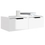 Wall cabinets 2 units glossy white plywood 68x30x20 cm by vidaXL, Shelves and shelves - Ref: Foro24-3115896, Price: 105,99 €,...