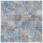 Mosaic tiles 22 units gray and blue glass 30x30 cm by vidaXL, Tiles - Ref: Foro24-327310, Price: 148,78 €, Discount: %