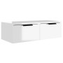 Wall cabinets 2 units glossy white plywood 68x30x20 cm by vidaXL, Shelves and shelves - Ref: Foro24-3115896, Price: 105,99 €,...