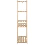 Solid pine wood clothes rack 110x38x170 cm by vidaXL, Dresser Organizers and Bar Hangers - Ref: Foro24-327324, Price: 87,88 €...