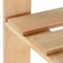 Solid pine wood clothes rack 110x38x170 cm by vidaXL, Dresser Organizers and Bar Hangers - Ref: Foro24-327324, Price: 87,88 €...