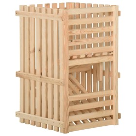 Solid pine wood potato box 50x50x80 cm by vidaXL, Storage baskets - Ref: Foro24-327329, Price: 110,36 €, Discount: %