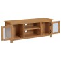 Solid oak wood TV stand 110x35x44 cm by vidaXL, TV Furniture - Ref: Foro24-327435, Price: 165,83 €, Discount: %