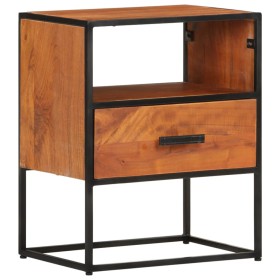 Solid acacia wood bedside table 40x30x50 cm by vidaXL, Nightstands - Ref: Foro24-327446, Price: 73,08 €, Discount: %