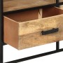 Solid rough mango wood TV cabinet 110x30x45 cm by vidaXL, TV Furniture - Ref: Foro24-327447, Price: 167,52 €, Discount: %