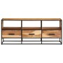 TV-Schrank aus massivem Akazienholz, 110 x 30 x 45 cm von vidaXL, TV-Möbel - Ref: Foro24-327448, Preis: 130,22 €, Rabatt: %