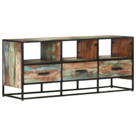 Solid recycled wood TV stand 110x30x45 cm by vidaXL, TV Furniture - Ref: Foro24-327449, Price: 153,99 €, Discount: %