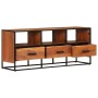 Solid acacia wood TV cabinet 110x30x45 cm by vidaXL, TV Furniture - Ref: Foro24-327450, Price: 130,99 €, Discount: %