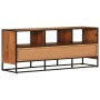 Solid acacia wood TV cabinet 110x30x45 cm by vidaXL, TV Furniture - Ref: Foro24-327450, Price: 130,99 €, Discount: %