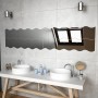 Wall mirrors 4 units wavy glass 100x23 cm by vidaXL, Mirrors - Ref: Foro24-327465, Price: 61,61 €, Discount: %