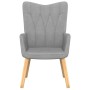 Light gray fabric relaxation armchair by vidaXL, Armchairs - Ref: Foro24-327523, Price: 100,99 €, Discount: %