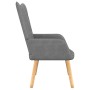 Sillón de relax de tela gris oscuro de vidaXL, Sillones - Ref: Foro24-327524, Precio: 108,52 €, Descuento: %