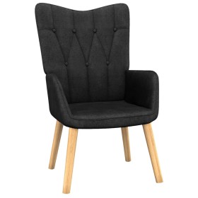 Black fabric relaxation armchair by vidaXL, Armchairs - Ref: Foro24-327529, Price: 116,99 €, Discount: %