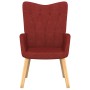 Sillón de relax de tela color rojo tinto de vidaXL, Sillones - Ref: Foro24-327531, Precio: 96,98 €, Descuento: %