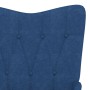 Silla mecedora de tela azul de vidaXL, Mecedoras - Ref: Foro24-327615, Precio: 122,42 €, Descuento: %