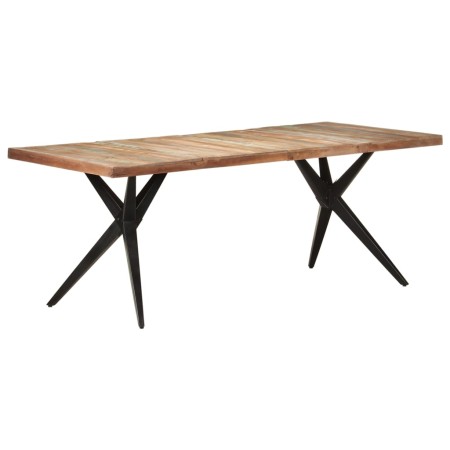 Esstisch aus recyceltem Massivholz, 200 x 90 x 76 cm von vidaXL, Küchen- und Esstische - Ref: Foro24-323573, Preis: 396,99 €,...