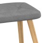 Rocking chair with footrest in dark gray fabric by vidaXL, Rocking chairs - Ref: Foro24-327623, Price: 120,99 €, Discount: %