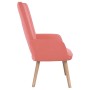 Pink velvet relaxation armchair by vidaXL, Armchairs - Ref: Foro24-327659, Price: 94,38 €, Discount: %