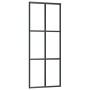 Puerta corredera con herrajes ESG vidrio y aluminio 76x205 cm de vidaXL, Puertas - Ref: Foro24-3081944, Precio: 221,31 €, Des...