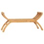 Solid teak wood garden bench 126 cm by vidaXL, garden benches - Ref: Foro24-316150, Price: 153,46 €, Discount: %