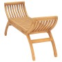 Solid teak wood garden bench 126 cm by vidaXL, garden benches - Ref: Foro24-316150, Price: 153,46 €, Discount: %