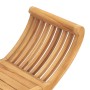 Solid teak wood garden bench 126 cm by vidaXL, garden benches - Ref: Foro24-316150, Price: 153,46 €, Discount: %