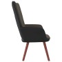 Silla de relajación de terciopelo gris oscuro y PVC de vidaXL, Sillones - Ref: Foro24-327788, Precio: 119,69 €, Descuento: %