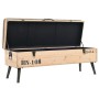 Solid fir wood storage bench 110 cm by vidaXL, Benches for halls and storage - Ref: Foro24-339294, Price: 215,11 €, Discount: %