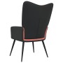 Silla de relajación de terciopelo rosa y PVC de vidaXL, Sillones - Ref: Foro24-327813, Precio: 84,54 €, Descuento: %