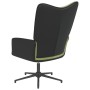 Silla de relajación terciopelo verde y PVC de vidaXL, Sillones - Ref: Foro24-327834, Precio: 71,99 €, Descuento: %