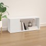 Glossy white plywood TV cabinet 80x24x32cm by vidaXL, TV Furniture - Ref: Foro24-809113, Price: 40,24 €, Discount: %