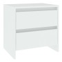 Mesita de noche madera contrachapada blanco 45x34,5x44,5 cm de vidaXL, Mesitas de noche - Ref: Foro24-809845, Precio: 47,88 €...