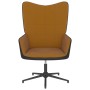 Brown Velvet and PVC Relaxation Chair by vidaXL, Armchairs - Ref: Foro24-327839, Price: 68,99 €, Discount: %