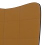 Brown Velvet and PVC Relaxation Chair by vidaXL, Armchairs - Ref: Foro24-327839, Price: 68,99 €, Discount: %