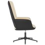 Relax chair in cream white velvet and PVC by vidaXL, Armchairs - Ref: Foro24-327840, Price: 68,64 €, Discount: %