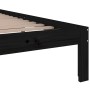 Estructura de cama individual madera maciza negra 90x190 cm de vidaXL, Camas y somieres - Ref: Foro24-814723, Precio: 95,78 €...