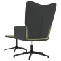 Relaxation chair with footrest in velvet and light green PVC by vidaXL, Armchairs - Ref: Foro24-327845, Price: 88,14 €, Disco...